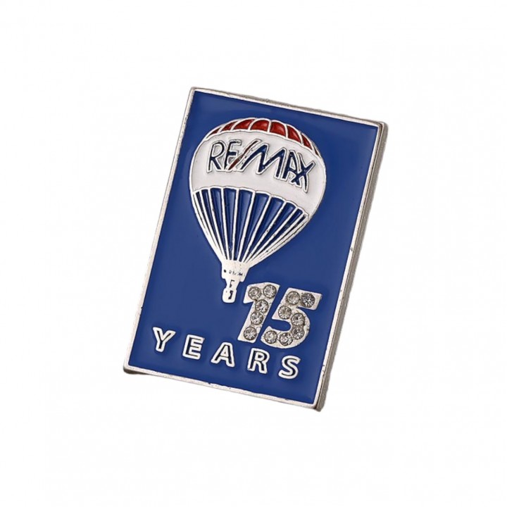 Promosyon RE/MAX 75 Years Balon Logolu Mineli Yaka Rozeti
